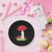 Schönes Pilz Pappteller (Party)