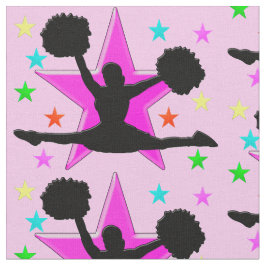 SCHÖNES PINK CHEERLEADFABRIK STOFF