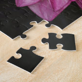 Schönes Pink Dahlia Blume Puzzle (Seite)