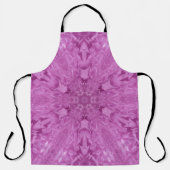 Schönes Pink Girl Lace Kaleidoscope Muster Schürze (Vorderseite)