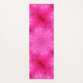 Schönes Pink Girl Lace Kaleidoscope Muster Yogamatte (Vorderseite)