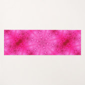 Schönes Pink Girl Lace Kaleidoscope Muster Yogamatte (Vorderseite (Horizontal))