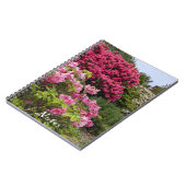 Schönes Pink Rhododendron Bloms Floral Notizblock (Linke Seite)