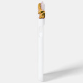 SCHÖNES PINK ROSE MONOGRAM, Aquamarines Aqua Blue Case-Mate iPhone Hülle (Rückseite / Rechts)