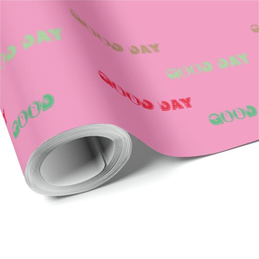Schönes PINK Wrapping Paper Geschenkpapier (Rolleneckpunkt)