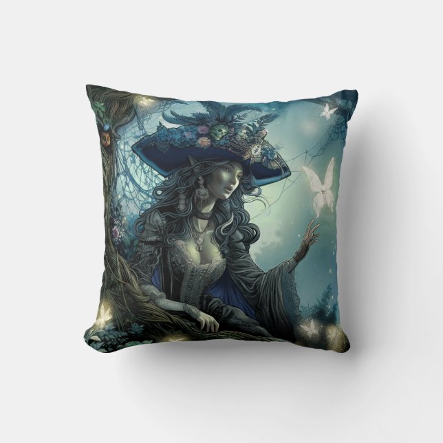Schönes Pirate Fairy Throw Kissen (Vorderseite)