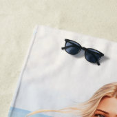 Schönes Piratenmädchen Strandtuch (Beispiel)