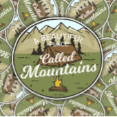 Schönes Place Mountain Camping | Die Aufkleber