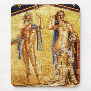 SCHÖNES Pompeji-Mosaik Mousepad