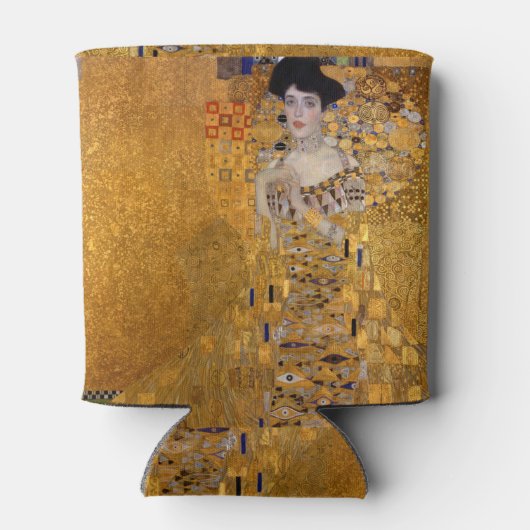 Schönes Portrait einer Dame von Gustav Klimt, Deko Dosenkühler (Rückseite)