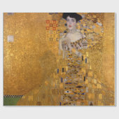 Schönes Portrait einer Dame von Gustav Klimt, Deko Geschenkpapier (Flach)
