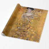 Schönes Portrait einer Dame von Gustav Klimt, Deko Geschenkpapier (Ungerollt)
