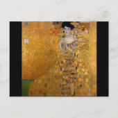 Schönes Portrait einer Dame von Gustav Klimt, Deko Postkarte (Vorderseite)
