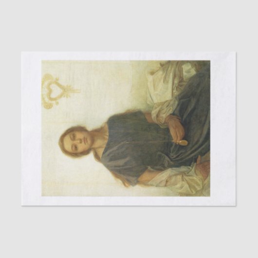 Schönes Portrait Seidenpapier (Vorderseite)