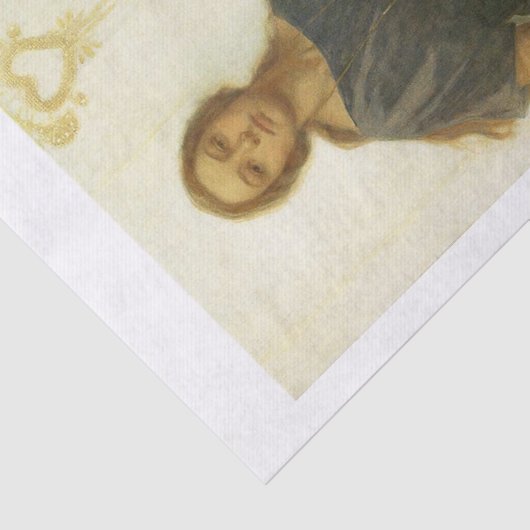 Schönes Portrait Seidenpapier (Ausschnitt)