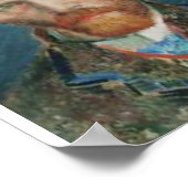 Schönes Portrait von Van Gogh Poster (Ecke)