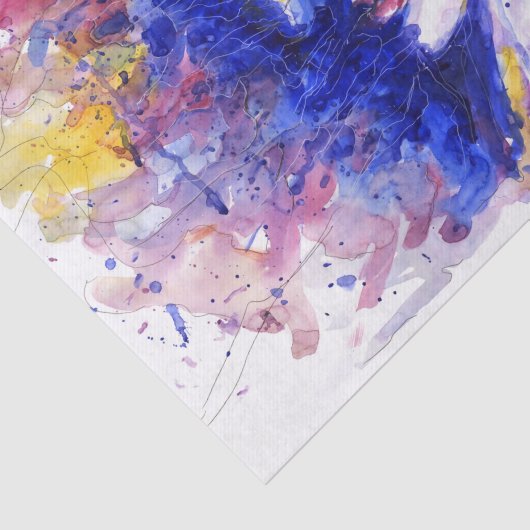 Schönes Portraitbild Abstrakt Seidenpapier (Ausschnitt)