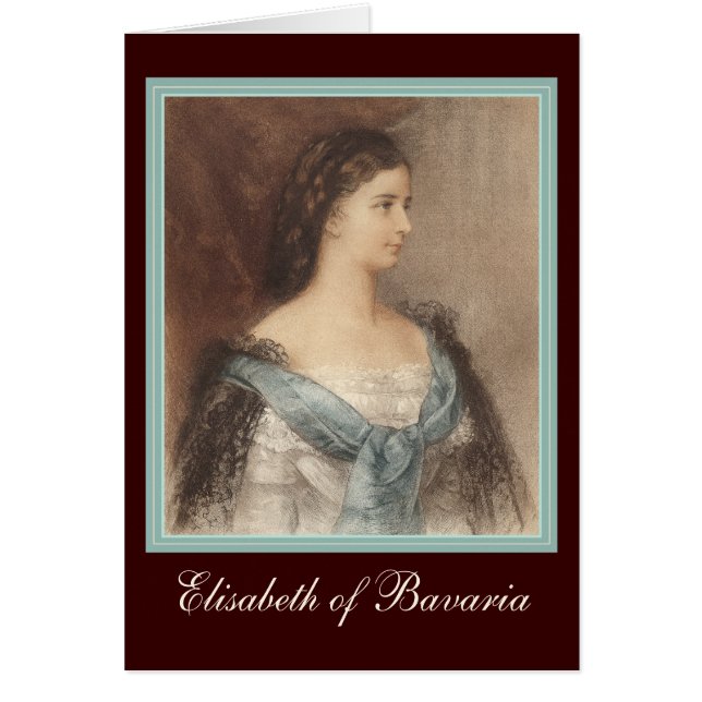 Schönes Porträt der Kaiserin Elisabeth - Sisi (Vorne)