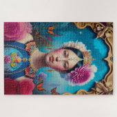 Schönes Porträt der Prinzessin Puzzle (Horizontal)