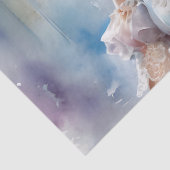 Schönes Porträt Frauen Dekoration Möbel Seidenpapier (Detail)