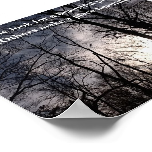 Schönes Poster (Ecke)