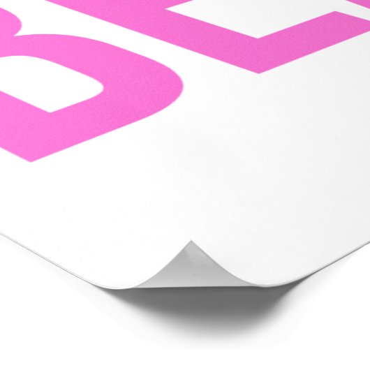 Schönes Poster (Ecke)