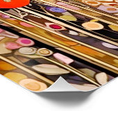 Schönes Poster im Stil von Gustav Klimt (Ecke)