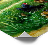 schönes Postergemälde aus Vintage 17 Poster (Ecke)