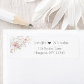 Schönes, prächtiges, elegantes Mailing-Label (Insitu)