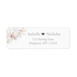 Schönes, prächtiges, elegantes Mailing-Label