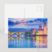 Schönes Prag, Tschechische Republik Postkarte (Vorne/Hinten)