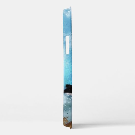 Schönes Puffin Bird Malerei Kunst Case-Mate iPhone Hülle (Rückseite / Rechts)