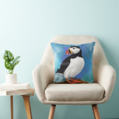 Schönes Puffin Bird Malerei Kunst Kissen (Stuhl )