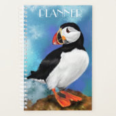 Schönes Puffin Bird Malerei Kunst Planer (Vorderseite)