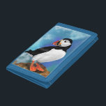 Schönes Puffin Bird Malerei Kunst Tri-fold Geldbeutel<br><div class="desc">Schöne Puffsbrötchen Migne Kunst,  Dichtung und Musik</div>