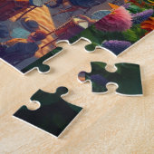 Schönes Puzzle mit Sängern und Natur (Seite)