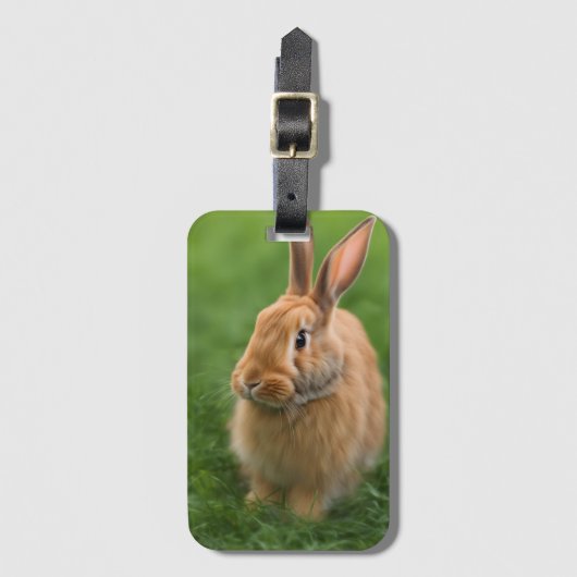 Schönes Rabbit Gepäckanhänger (Vorderseite Vertikal)