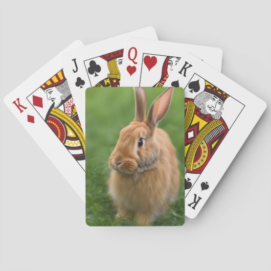 Schönes Rabbit Spielkarten (Rückseite)