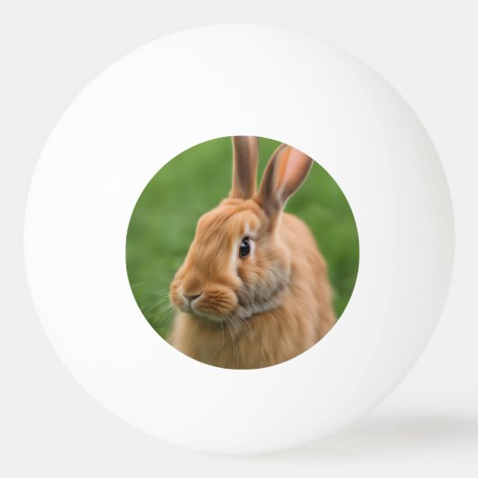 Schönes Rabbit Tischtennisball (Vorderseite)