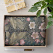 Schönes Racoon Pink Floral Seidenpapier (Geschenk)