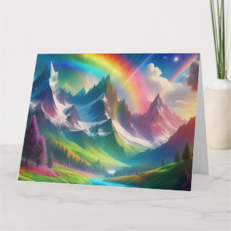 Schönes Rainbow Fantasy Realm Karte