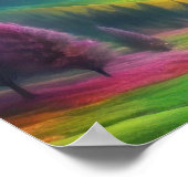 Schönes Rainbow Fantasy Realm Poster (Ecke)