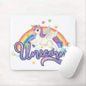 Schönes Rainbow Unicorn Mousepad (Mit Mouse)