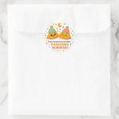 Schönes Ramadan Mubarak Runder Aufkleber (Tasche)