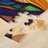 Schönes Rätsel der Tropischen Buntglaskunst Puzzle (Seite)