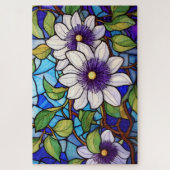 Schönes Rätsel der Tropischen Buntglaskunst Puzzle (Vertikal)