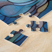 Schönes Rätsel der Tropischen Buntglaskunst Puzzle (Seite)