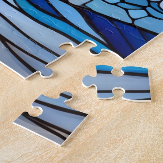 Schönes Rätsel der Tropischen Buntglaskunst Puzzle (Seite)