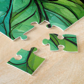 Schönes Rätsel der Tropischen Buntglaskunst Puzzle (Seite)