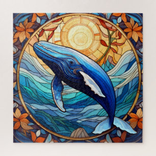 Schönes Rätsel der Tropischen Buntglaskunst Puzzle